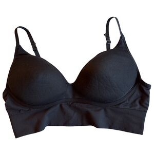 Maidenform Black Bra 2X Nylon Spandex Support